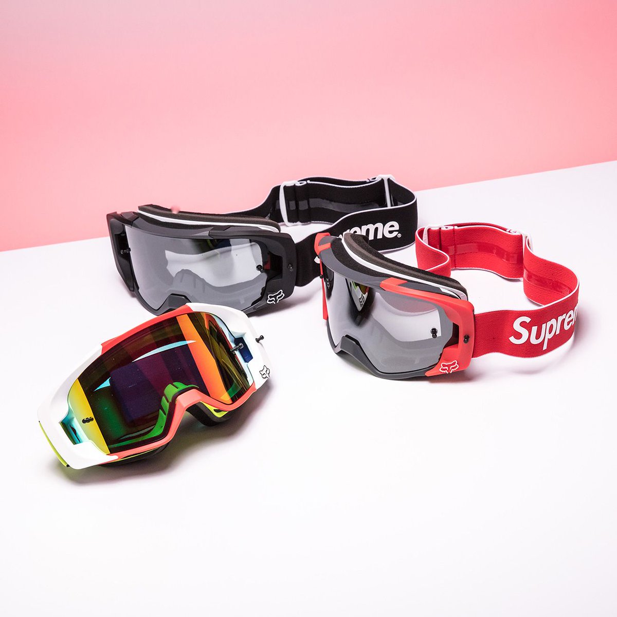 supreme fox racing vue goggles