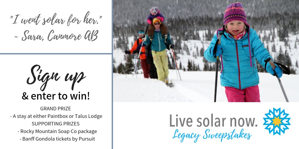 LiveSolarNow's tweet image. CONTEST ALERT // The Live Solar Now Legacy Sweepstakes start today!
Until March 1, 2019 sign up for a residential solar system &amp;amp; you'll be automatically entered into our new Legacy Sweepstakes contest!

Who will YOU go solar for? Sign up here 👇
livesolarnow.com/sweepstakes/