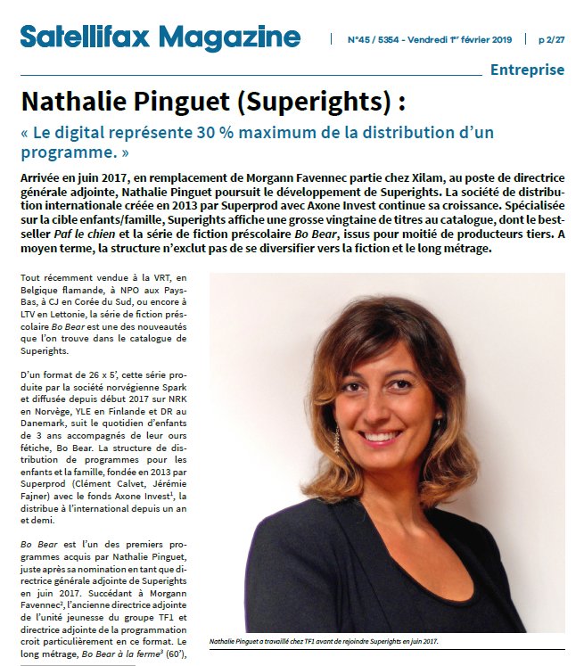 @Satellifax
Interview : Nathalie Pinguet, directrice générale adjointe de Superights

Article réservé aux abonnés : satellifax.com/fr/article/vie…