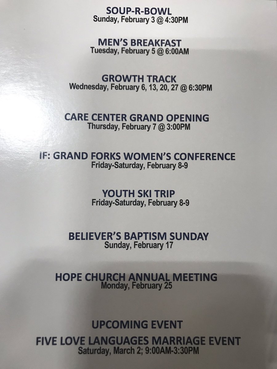 HOPE Church tweet media