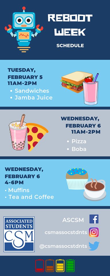 CSMAssocStdnts's tweet photo. Reboot Week Menu: https://t.co/0lT1V8NRfh