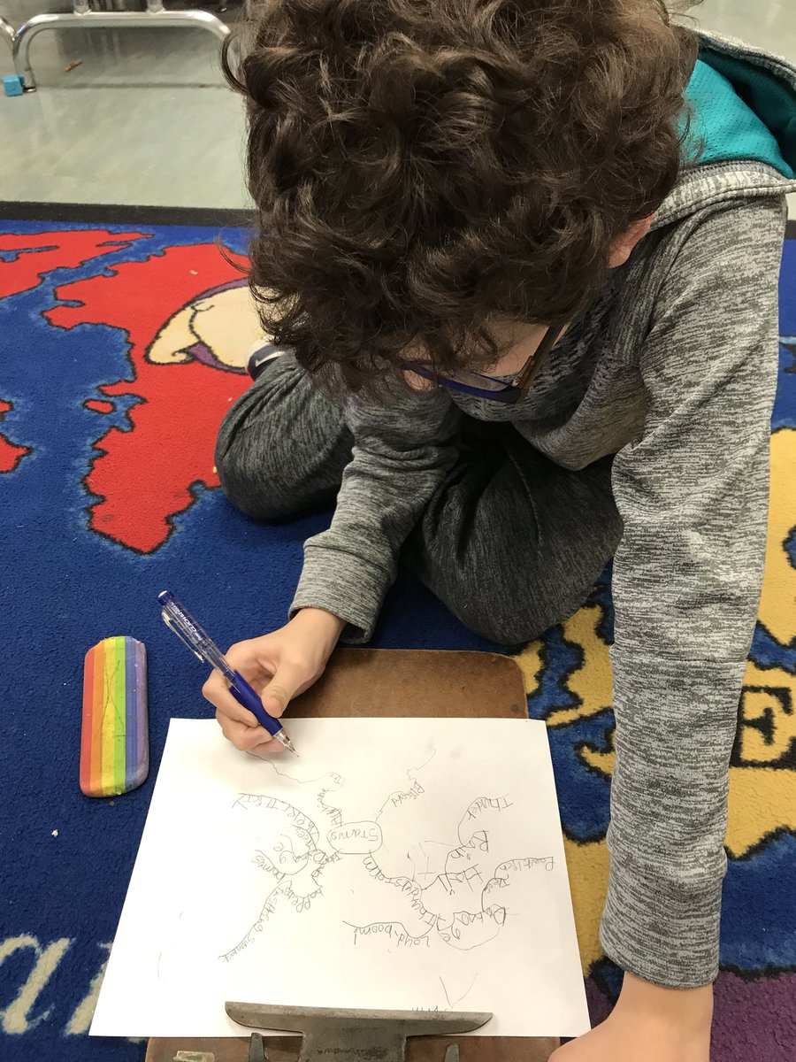 MsSubhi2ndGrade's tweet photo. We worked on adding details to our storms mind maps today! @BraddockElem @BraddockEsaap https://t.co/9eCqM9aQyt