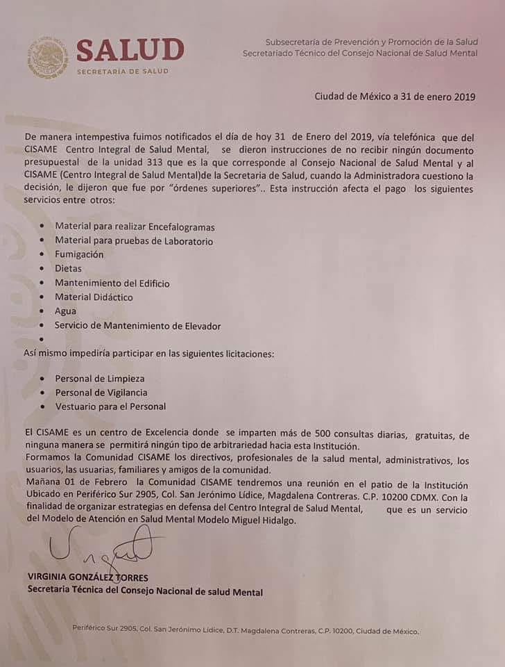 mfuentes85's tweet image. @lopezobrador_  presidente, somos muchas las personas de pocos recursos quienes acudimos al CISAME para la atención de la salud mental de nuestros pequeños. Apóyenos por favor para devolver los fondos a la institución y nos pueda seguir brindando el apoyo que necesitamos #CISAME