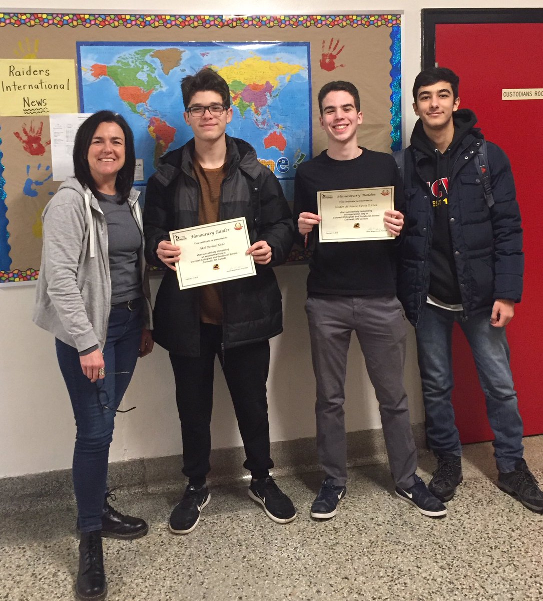 SheMacIntyre's tweet image. Raiders Int’l and CCVS had to say goodbye to some new friends. Your Raider family will miss you. #studyabroad @ccvsraiders @UCLCET @UCDSB @JasonWagensveld