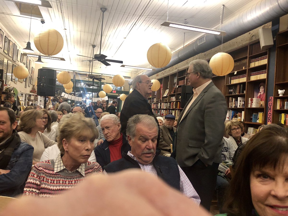 Another big crowd at Off @SquareBooks for a great @ThackerMountain radio show lineup!
