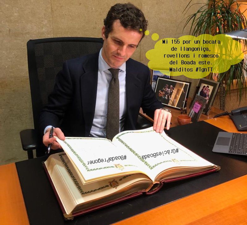 joan_ru_ca's tweet image. #MemeTGN #GràciesBoada #BoadaPregoner #TgnTT #CasadoEspañolazo