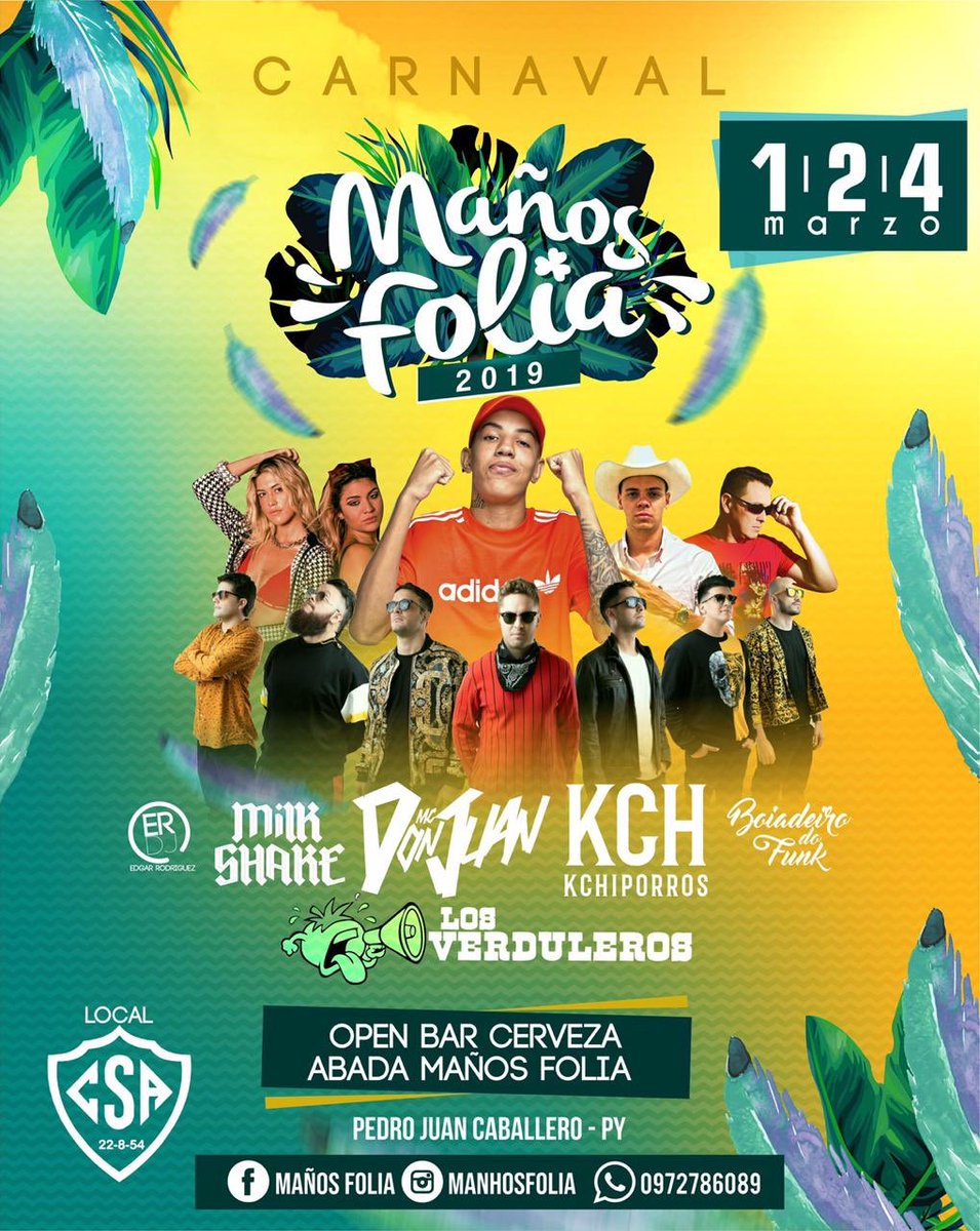 manhosfolia's tweet photo. 🎭 Señoras y Señores esto es CARNAVAL 🤪
Aquí tenes toda la información del Carnaval Maños Folia 2019, en nuestra 4ta Edición volvemos con Gás⛽ recargado para vivir toda esta LOCURA
#EstoEsCarnaval 🔥 https://t.co/dhEjLNLo9q
