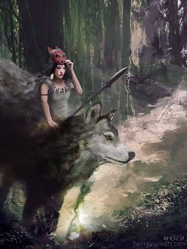Cut off a wolf's head and it still has the power to bite.
etsy.me/2BbQOCg
#princessmononoke #ghibli