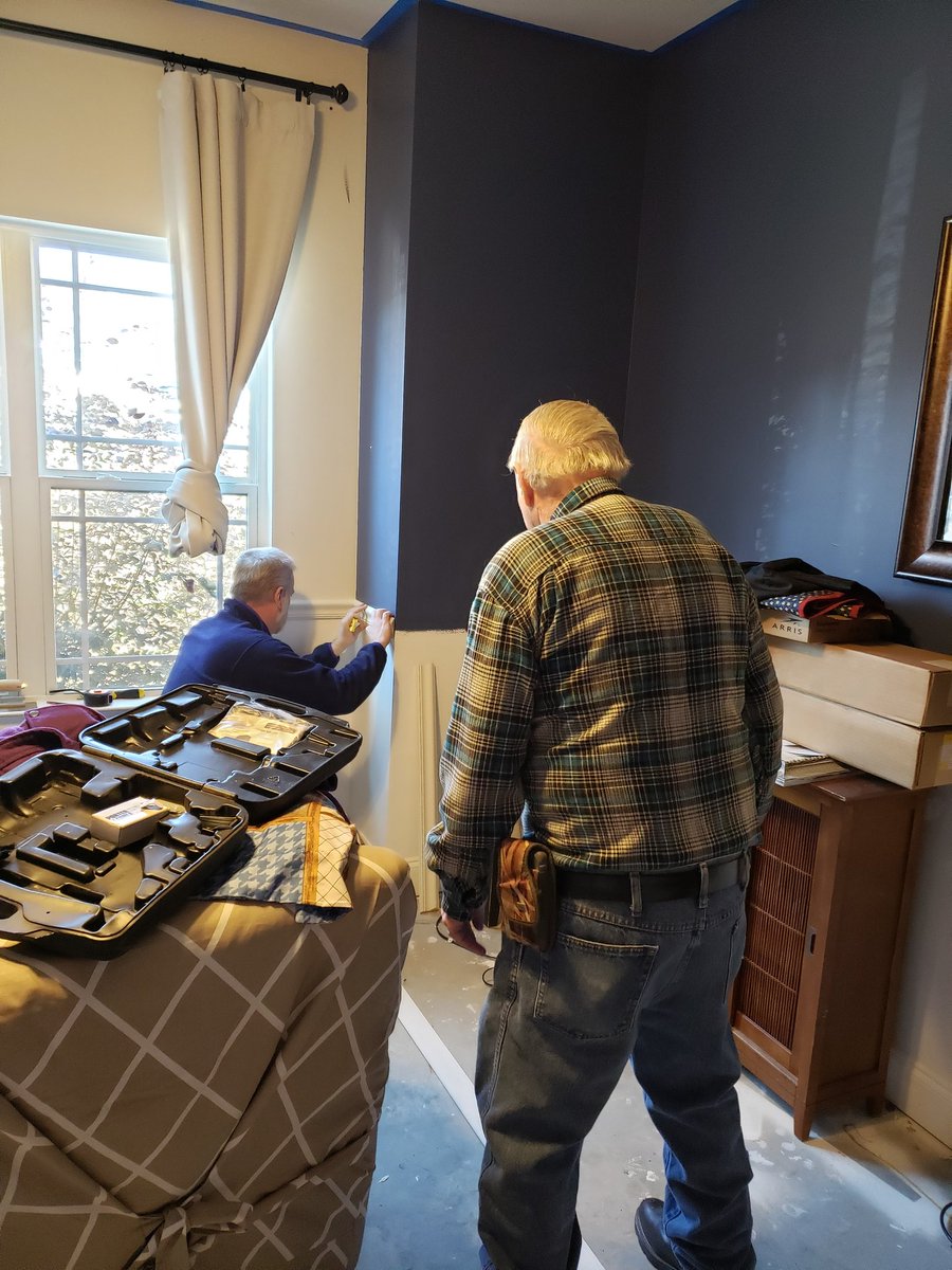 Rachel_1764's tweet photo. Lots accomplished today. I am exhausted but we got so much done. I cannot wait to see it all done. #veteransproject @DeanJeanette @RealTSouth @d_huff22 @e0dd24f0b368451 @homedepot1764 https://t.co/W64YPc2YrG