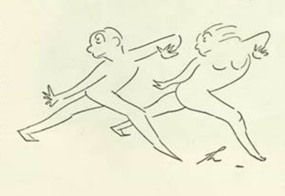 doc_nad's tweet photo. James Thurber: The Dance of Life https://t.co/dg5Zwngkc8 #JamesThurber #TheNewYorker #spotdrawing https://t.co/LMeY6qV6A9