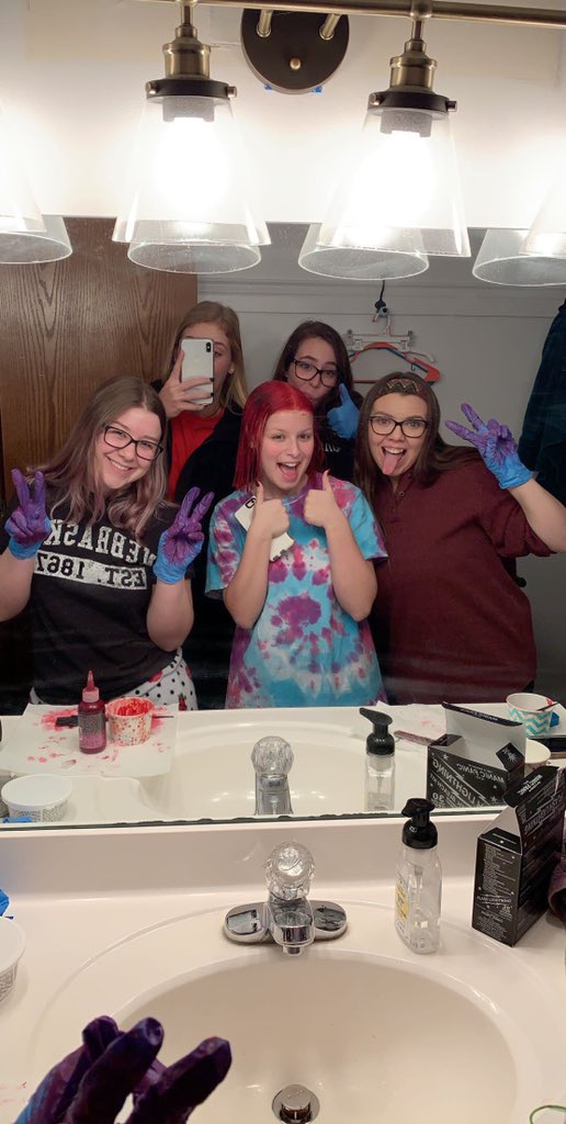 trinitypfaff's tweet photo. big happy birthday to my favorite stitch! miss sewing with you. hope you ur day is full of hair dye and fun! love you lots soph🥳💗 https://t.co/L2d4zwtuen