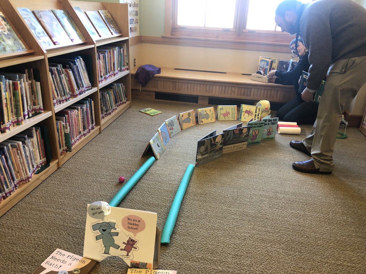 Final touches for Hackley LS “Leading With Literacy” on #WorldReadAloudDay! Thank goodness for great colleagues... #hackleyschool #leadingwithliteracy