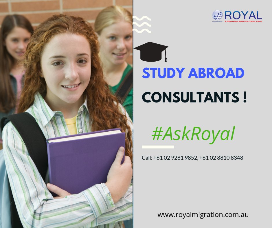 RoyalMigration1's tweet image. Are you looking to explore international education? ✈️Royal Education Consultants offers various Study Abroad Visa options for students to Fulfil your abroad education dream.
Apply Now
Call: +61 02 9281 9852, +61 02 8810 8348
Email: info@royalmigration.com.au
#royalmigration