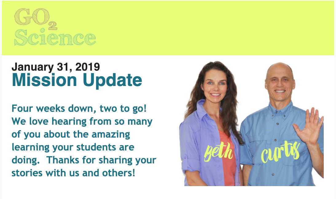 Go2Science tweet media