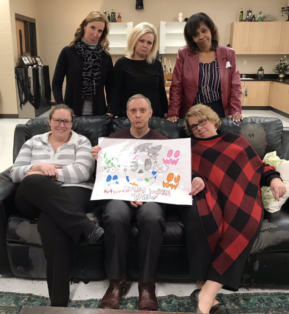 District Administration in the BEU 5th Grade Escape Room: They came...and they ALMOST conquered, but they didn’t. 😁 No escaping for this group! #WinchesterMansion #5thGrade <a href="/BeulahRalphElem/">Beulah Ralph Elem</a> @Dr_JDBrown <a href="/MsJenBrownBEU/">Ms. Brown</a> <a href="/Ms_Pattonbeu/">Ms. Patton's class</a> <a href="/QImler/">Quintin Ryan Imler</a> <a href="/jstarke9/">jstarke</a> @BEUprincipal