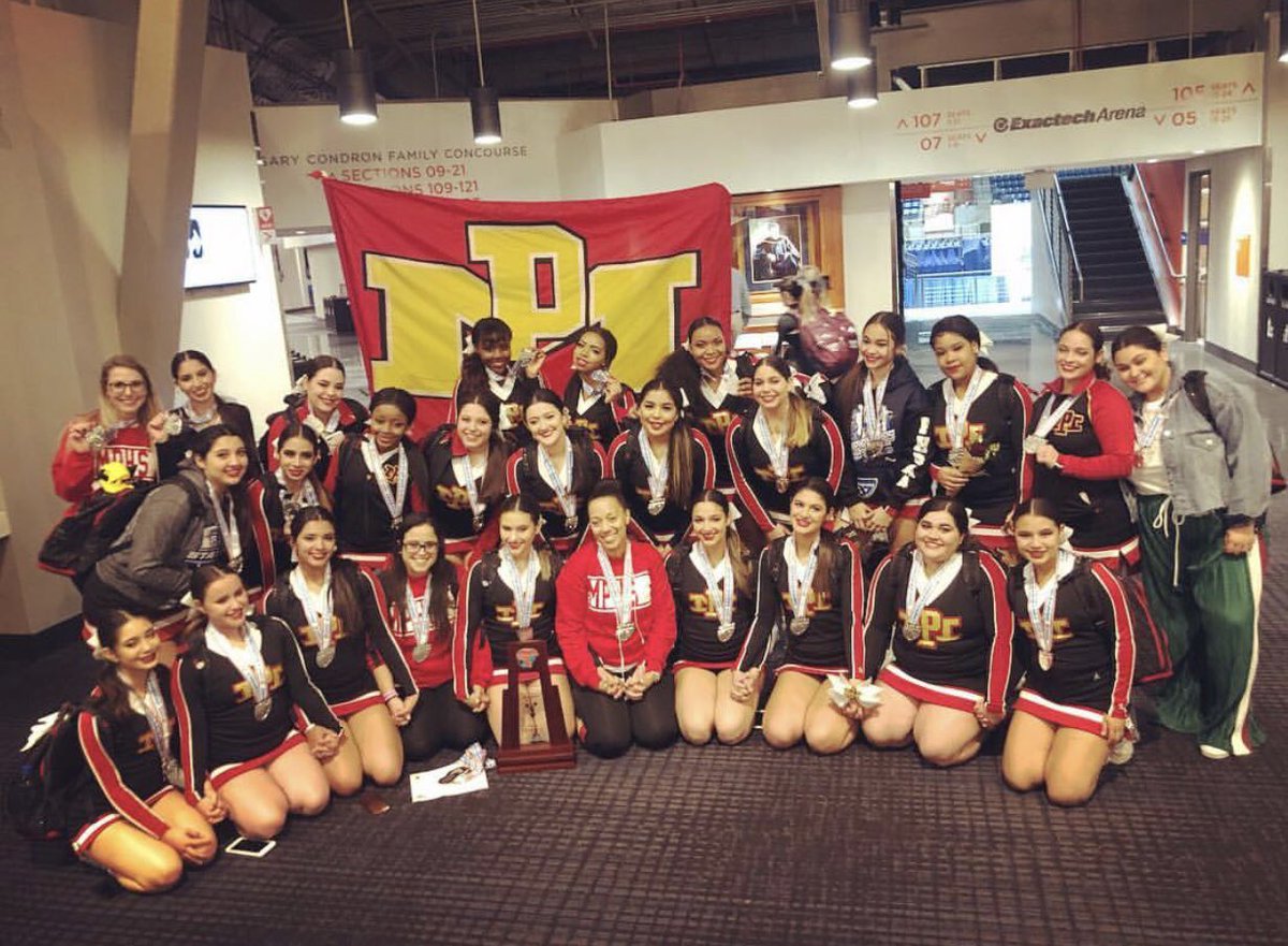 PaceSpartans's tweet photo. Congratulations to our Pace Cheerleaders π£ on winning 2nd place at the #FHSAA State Championships! We are so proud of all your work and dedication. Great job Spartans! #PaceCheer #PaceSpartans #SpartanPride #WeArePace https://t.co/rpOGB40ict