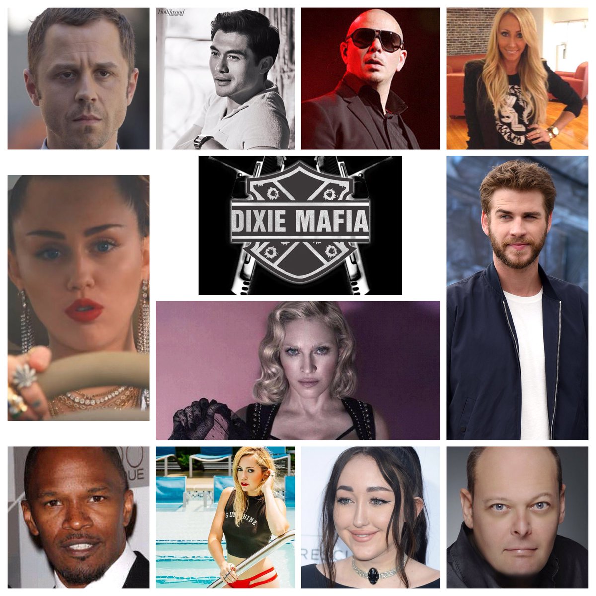 DixieMafiaTV's tweet image. #hannahminghella #tristartelevision #Sundance #TCAS #GRAMMYs⁠ ⁠ #oscars⁠ ⁠⁠ ⁠⁠#dixiemafia @MileyCyrus     @LiamHemsworth @tishcyrus @BrandiCyrus @noahcyrus @madonna @iamjamiefoxx @pitbull @DixieMafiaTV @henrygolding @GiovanniRibisi @YouTube #dixiemafiaseries