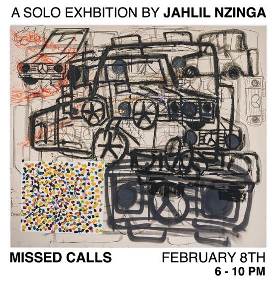 'MISSED CALLS' A SOLO EXHIBITION BY JAHLIL NZINGA ill.is/d9c [<a href="/KEITHWORLD__/">jahlilnzinga</a>]