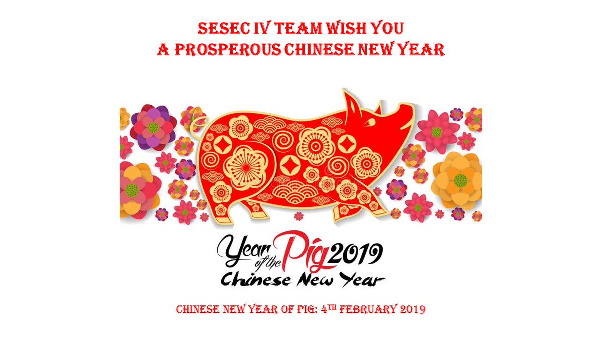 IvSesec's tweet photo. SESEC IV wish youa happy Chinese New Year https://t.co/SvJtf62egF