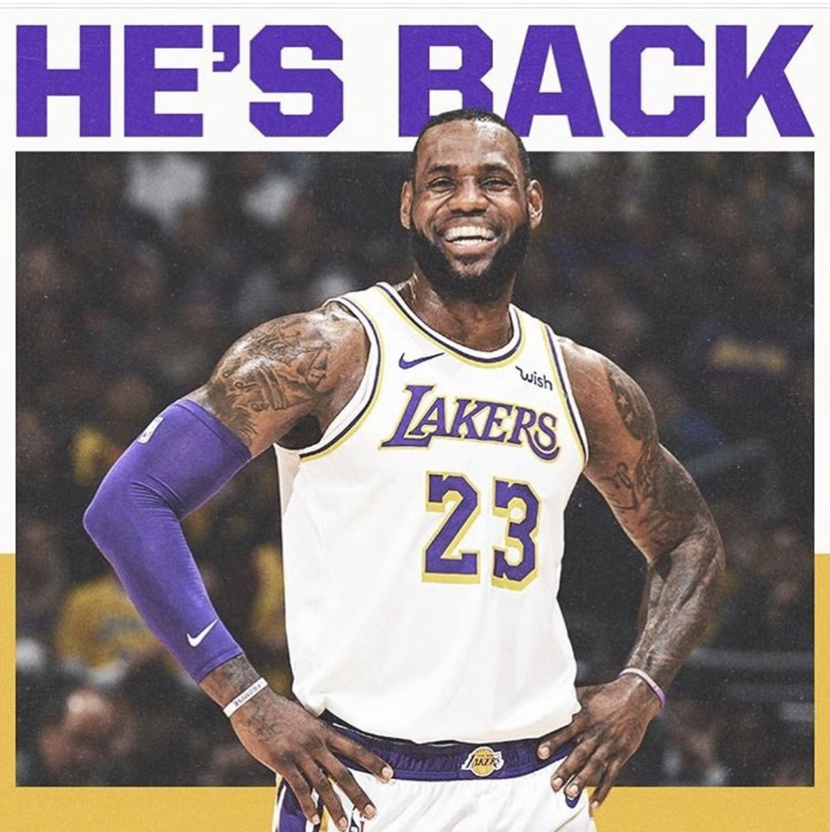 TheRealFrankieZ's tweet photo. Thanks for the birthday present my guy!! It’s about time!!! 🙌🏽🙌🏽🙌🏽🙌🏽 #TheKingIsBack #LeBronJames #kingjames #HappyBirthday #nba @NBA  @ESPNNBA @NBAonTNT @NBATV @Lakers @LakersNation @KingJames https://t.co/5JOHhes9wJ