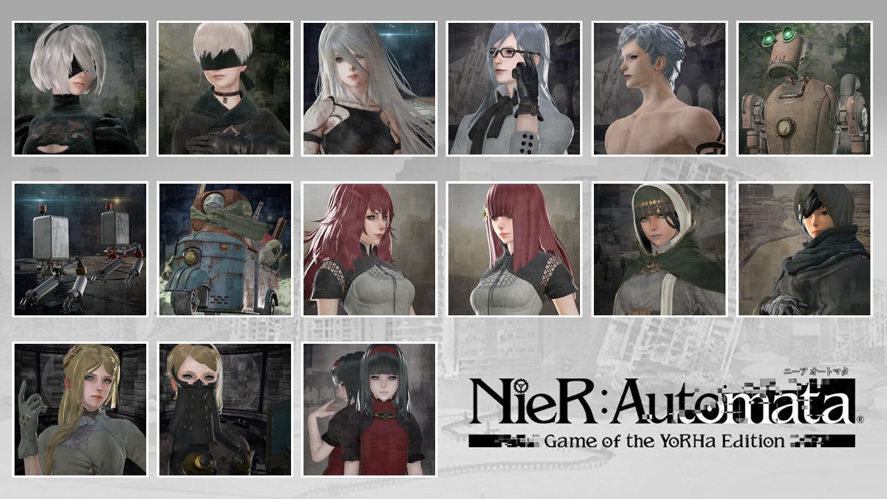 Nier公式prアカウント ニーアオートマタgoty版追加情報 2月21日 木 発売 Playstation 4 Nier Automata Game Of The Yorha Edition に付属するアバターセットの拡大画像です パッケージ版については 各追加コンテンツはプロダクトコードでの封入 Nier公式prアカウント ニーアオートマタgoty版追加情報 2月21日 木 発売 Playstation 4 Nier Automata Game Of The Yorha Edition に付属するアバターセットの拡大画像です パッケージ版については 各追加コンテンツはプロダクトコードでの封入