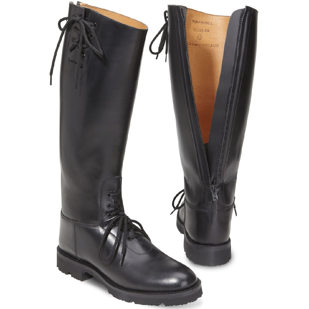INTAPOL's tweet photo. The Intapol Law &amp; Order Motorcycle patrol boots feature great quality black leather w/ zippered rear seam and leather lined shaft, oil resistant lug sole and heel, adjustable at instep and calf. Get it here https://t.co/Nw2KR5UFLh https://t.co/fhoJpUW56a