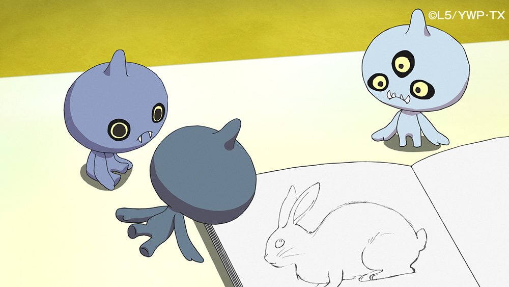 公式 妖怪ウォッチ ヨロズマート 宣伝 本日18 25から放送のアニメ 妖怪ウォッチ シャドウサイド 第41話 魅惑のバニートラップ では 学校でうさぎ当番の順番が回ってきて喜ぶケースケだが うすらぬら には 闇へ導くうさぎ にまつわる投稿が