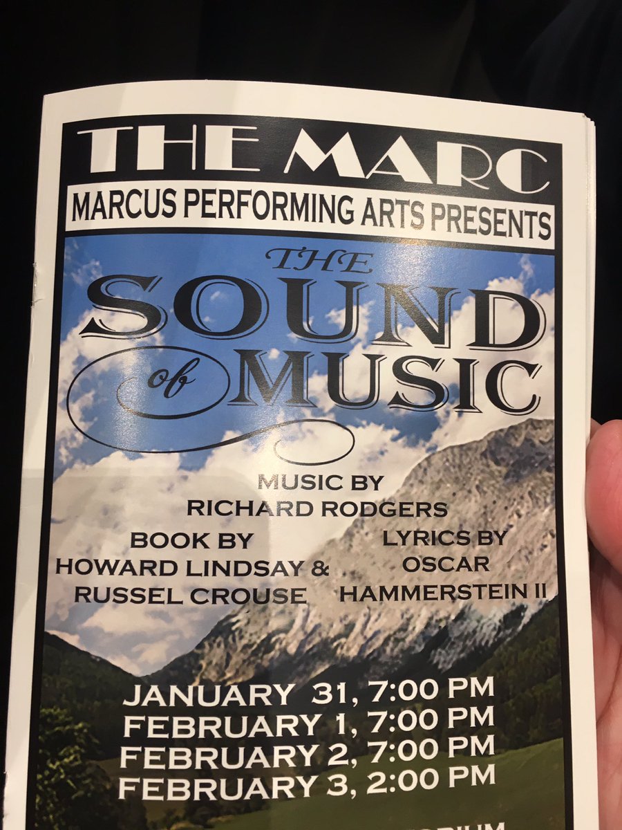 RobinMits's tweet image. Enjoying The Sound of Music at Marcus HS. Wonderful performances. Don’t miss it!