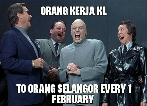 TehTarikTimesMY's tweet photo. Siapa kerja KL, tag kawan korang yang kerja kat Selangor. #FederalDay https://t.co/x0okHUAxvf