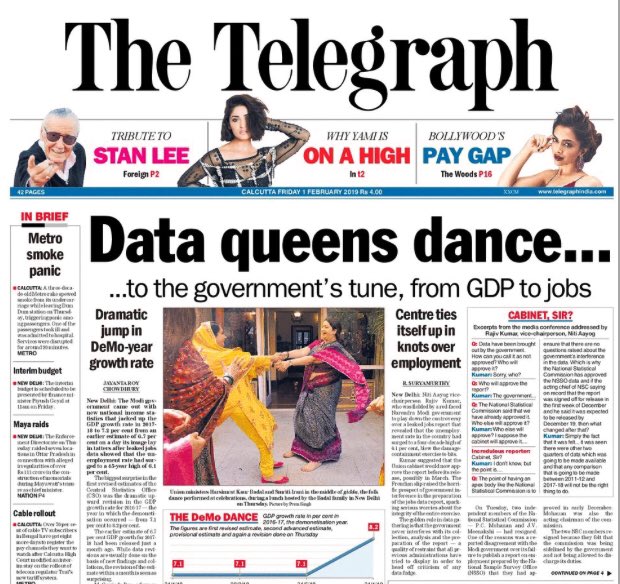 Misogynistic Bigots at Telegraph  @ttindia are at it again. @smritiirani has made life difficult for Darbaris & it reflects on Pidi's Tweets & headlines.Can they grow nuts to give similar treatment to Didi & then survive in WB?