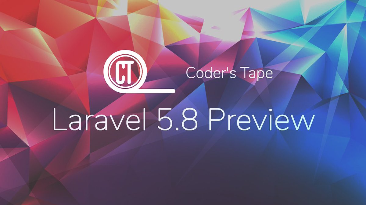 CodersTape's tweet image. In today's post, take an early peek of new features coming to Laravel 5.8. #laravel58 #laravelwhatsnew
coderstape.com/lesson/66-lara…