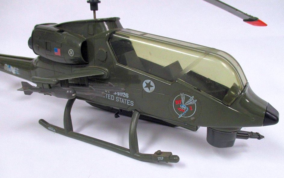 ClassicGIJoe's tweet photo. The GI Joe Dragonfly helicopter from 1983. https://t.co/pdC6C6q0a0