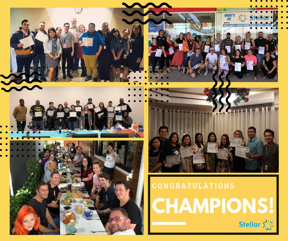 stellar_xm's tweet photo. Our people were all smiles today as the team celebrated the success of our top performers. Congratulations to all our Stellar Champions!

#StellarChampions https://t.co/hvBaHjvqJE