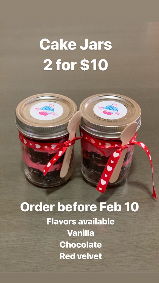 Bklyn_Mar's tweet photo. Valentine’s Day is around the corner. 💕Don’t forget to order your desserts BEFORE Feb 10. Pick up & delivery available. Email me orders@mar-velouscreations.com #valentinesday #sale #desserts #specialsomeone #personalcake #cakepops #cakejars #mar_velouscreations https://t.co/tp3SJzDvrg