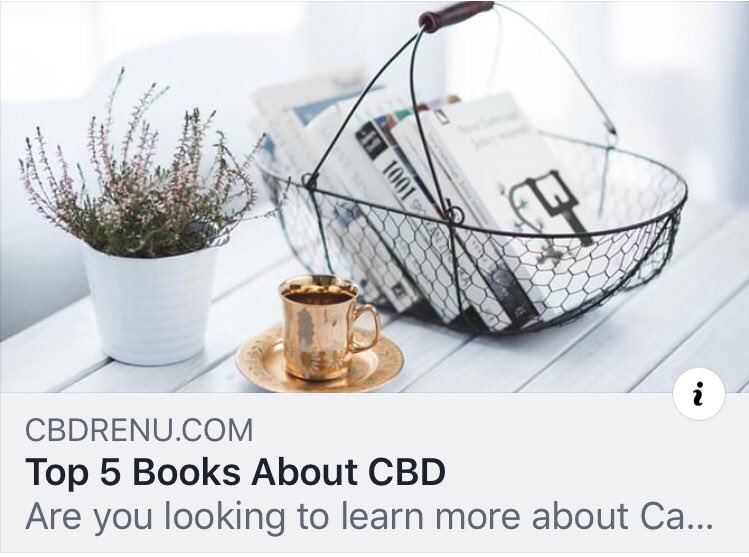 CBDReNU's tweet photo. New Blog Post!
Are you looking to learn more about Cannabidiol (CBD)? You are definitely not alone.
If you are ready to begin using CBD and want to learn more, the following five books will all be beneficial on your journey.
*available through Amazon. https://t.co/rdZy7Lhd4j https://t.co/ApLc2AzzMr