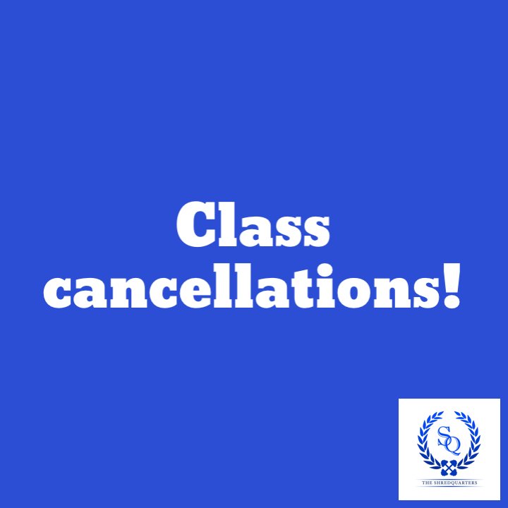 ShredquartersUK's tweet photo. We had cancelled our 6am and 7am classes due to weather conditions.

We will keep you posted if we need to make any more.

Stay Safe! 

#ClassCancellations https://t.co/LQPnUVvrgH