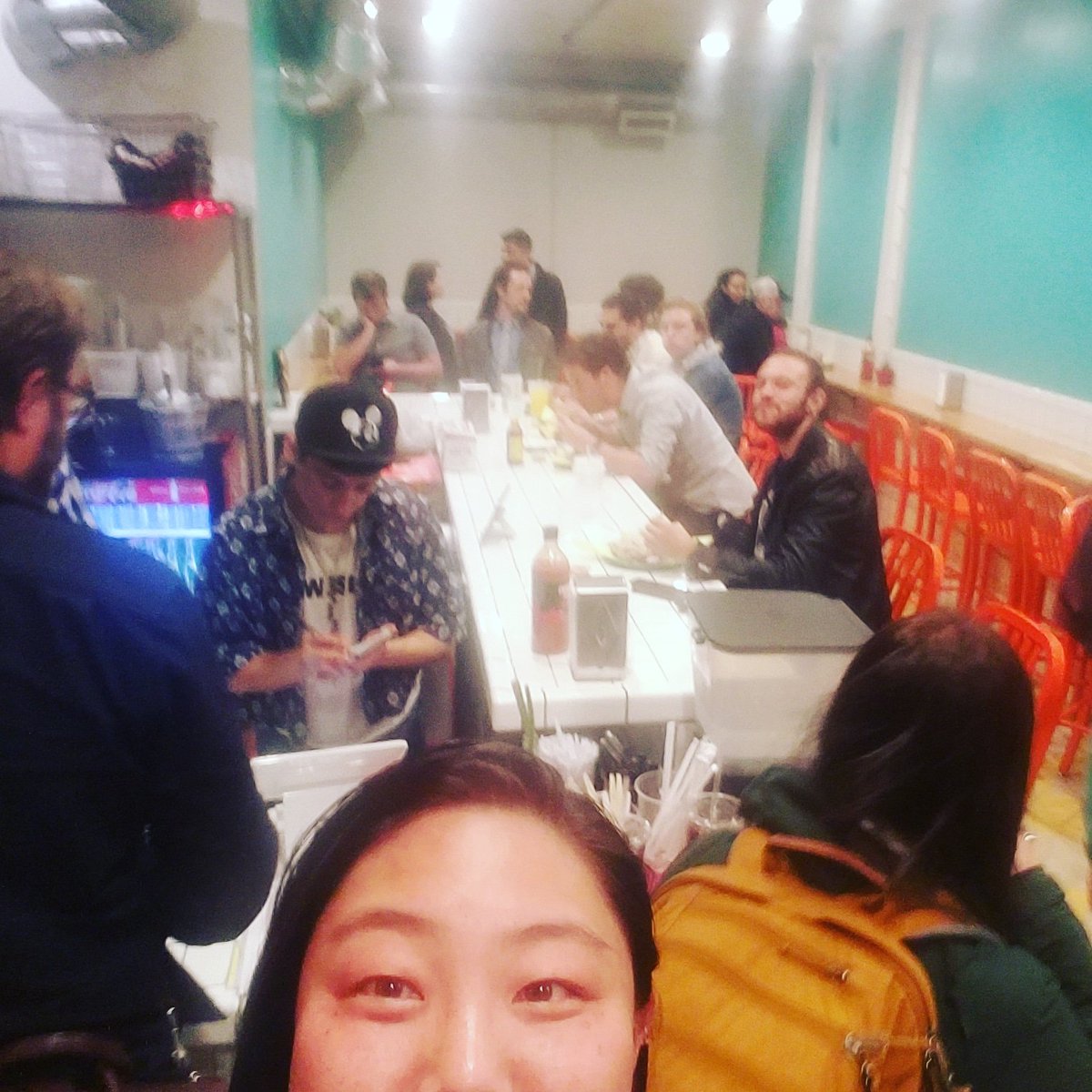 ninakin9's tweet photo. It's officially a tradition. Tacos with civic tech enthusiasts and gov employees near and far from all levels of government ❤️❤️❤️ changing #civictechtacos #DataDonuts #schoolofdata https://t.co/kWpRVPTk2d