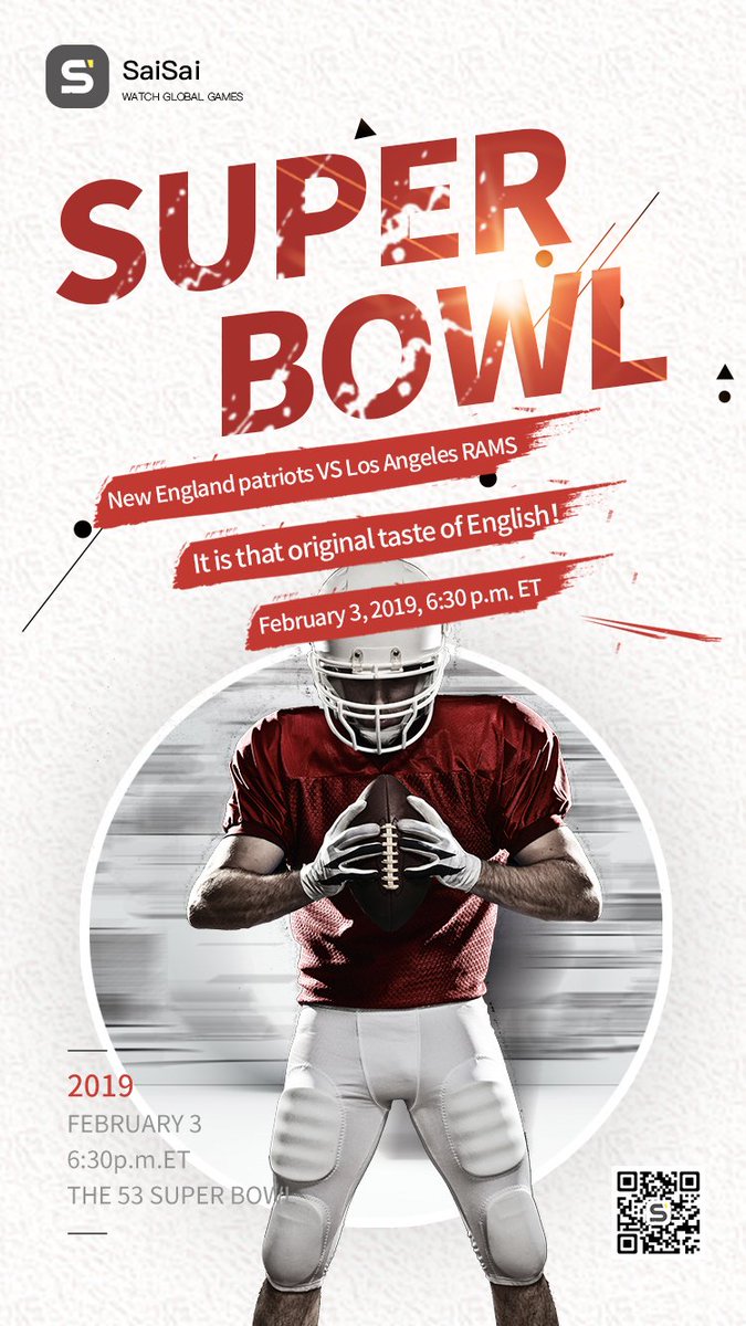 ChampionChain's tweet photo. Do you know how much the ticket of #SuperBowl  is? The cheapest one is from 3000 USD. But now you can watch the match on #Saisai APP for free! (and the #HalftimeShow  is included.) https://t.co/lbWKKfcImc