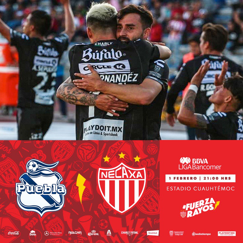 ClubNecaxa's tweet photo. Se viene una prueba interesante para el equipo. ¡A darle por los tres puntos, Rayos! #PUEvsNEC ⚡ https://t.co/1vz3QhbGr9