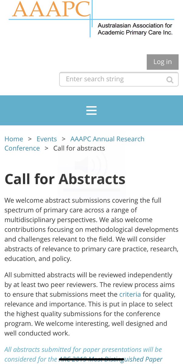 The call for abstracts is open - ARC 2019 welcomes all primary care researchers to Adelaide 12-13 July. We look forward to receiving your submissions <a href="/APNAnurses/">APNA</a> <a href="/RACGP/">RACGP</a> <a href="/ACRRM/">ACRRM</a> #phdchat #AcWri #AcademicTwitter aaapc.org.au/ARC_abstracts