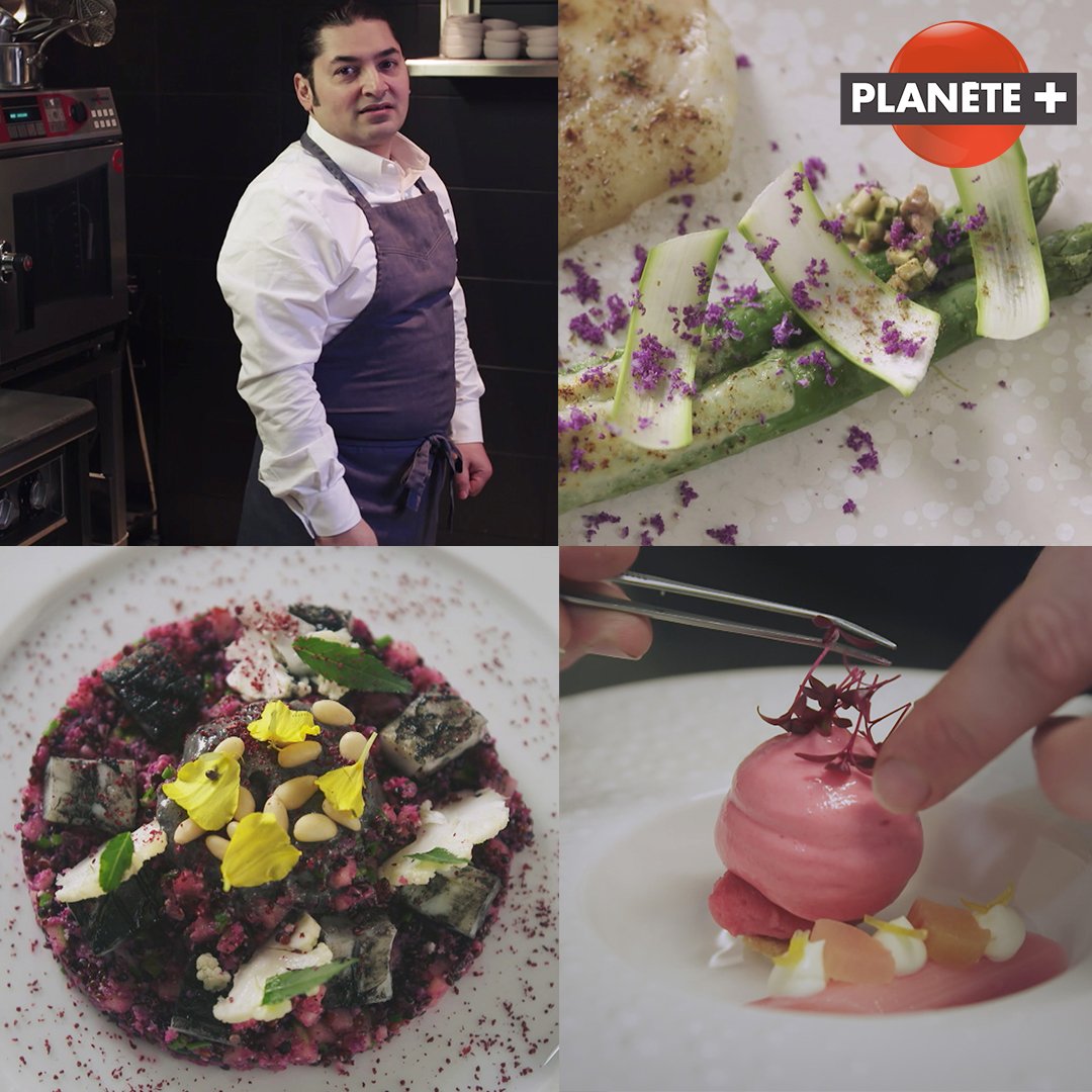 Quand <a href="/AGeaam/">Alan Geaam</a> fait son service militaire au Liban, c’est en cuisine qu’il opère. Sa détermination lui vaudra une brillante carrière en France et sa première ⭐️#Michelin en 2018. 

Son portrait dans PLANÈTE CHEFS ce soir et sur <a href="/myCANAL/">myCANAL</a>