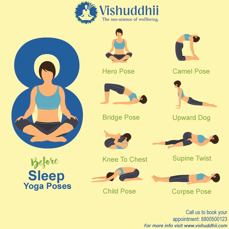 Try some of these yoga poses before getting into bed and you'll sleep like  a baby through the night! . . . . . . . . . . #yoga #yogaposes... |  Instagram