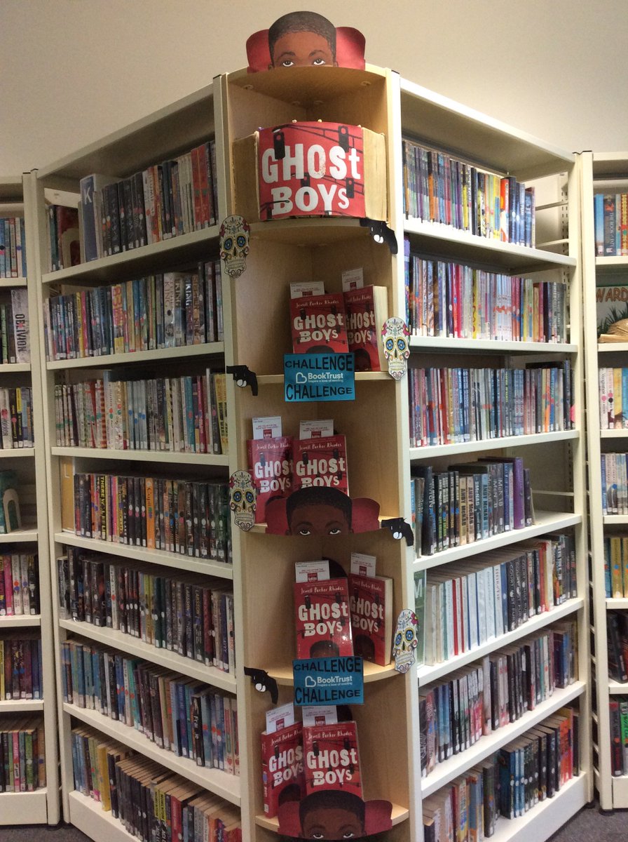 lounge_learning's tweet photo. Our new @Booktrust Challenge is up and running with #GhostBoys by @jewell_p_rhodes. This ones going to be popular! This is the chance for students to win credits and prizes by answering the 10 questions while reading the book - it's also part of our #ReadingRelay. #readingrocks https://t.co/W8Kmfcmedq
