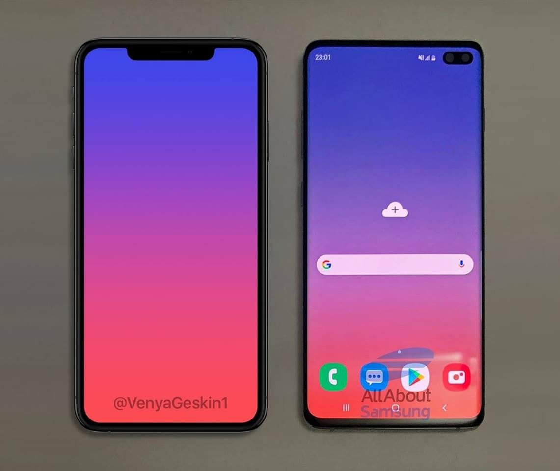 codatjo's tweet photo. تسريب يقال انه الاقرب لهاتف سامسونج #GalaxyS10
بجانب #IPhoneXS
#coadtjo https://t.co/0yaxYibz25