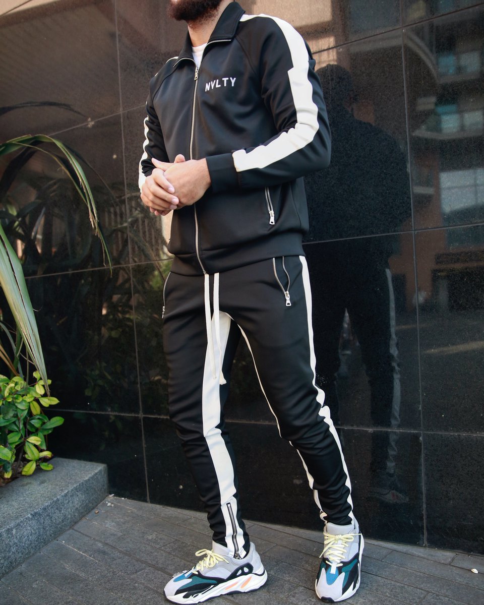 The Panelled Tracksuits in Black/White &amp; Grey/White along with a Navy Track Pant RESTOCK are now available on site!! Head over to nvltylondon.com/collections/all 🏆🏆
