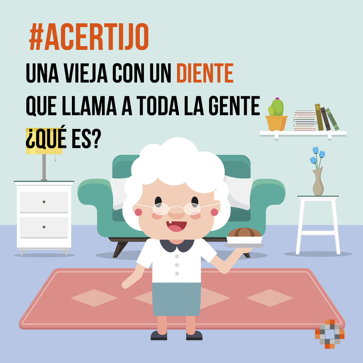 nolookback_es's tweet photo. Hoy #viernes os traemos un acertijo un poco difícil. 🤔

Es vieja, con un diente y llama a toda la gente.👵📣

Es algo que todo el mundo conocemos, si piensas un poco seguro que lo sacarás.

¡Qué pases un buen #findesemana !

#Adivinanza #Acertijo #vieja #diente #NoLookBack https://t.co/Bz5FCVfsbs