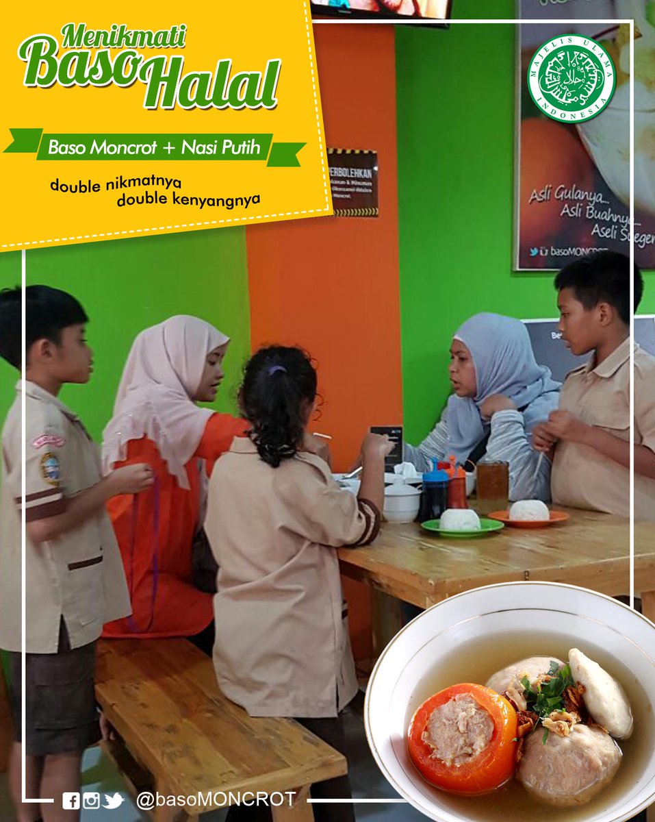 basoMONCROT's tweet photo. Banyak pilihan menu, makan dicuaca yang mendung ini ditemani sahabat ataupun keluarga jadi lebih nikmat https://t.co/zifYdjr6zZ