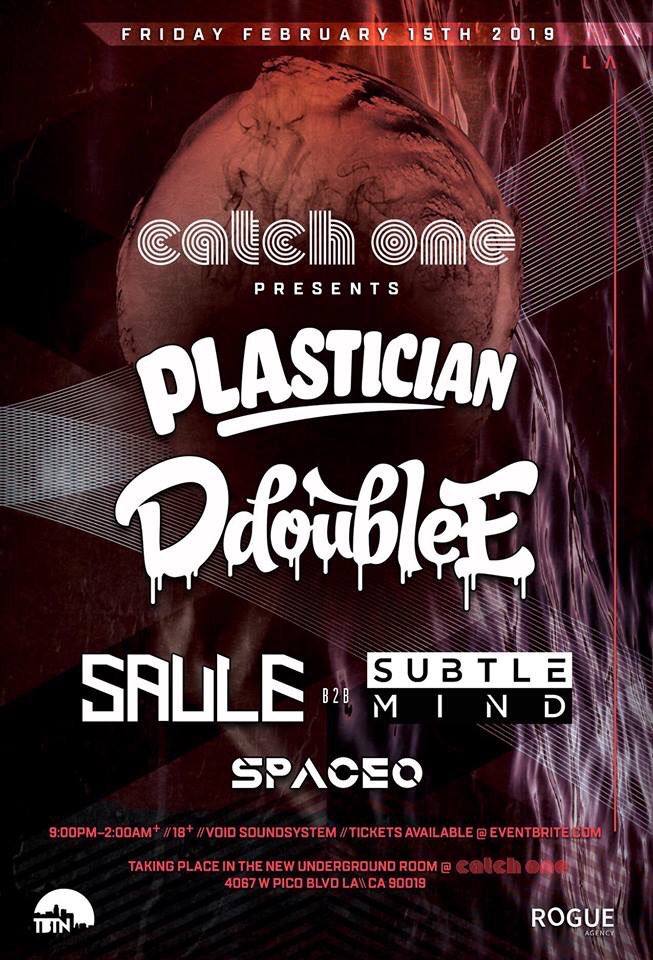 Plastician's tweet photo. Los Angeles & Washington in a couple of weeks time myself and @DDoubleE7 are hitting your cities for a quick stop.
Will be playing a set on my own as well as running the tracks for Double - come and hear #jackuum LIVE. Itβs gonna be MAD
Feb 15th in LA
Feb 16th in Washington https://t.co/fHvwxRLD3C