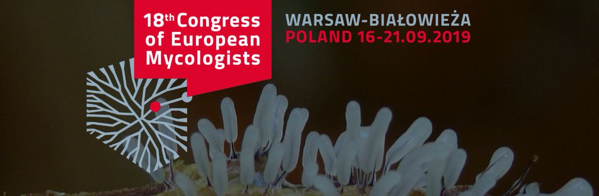 The XVIII Congress of European Mycologists is going to be held in Warsaw-Białowieża, Poland, 16th-21st Sept.  2019: xviiicem.pl. Please keep your calendar updated. 
#fungalbiodiversity, #fungalgenomics, #metabolomics, #evolution, #phytopathology #fungalconservation