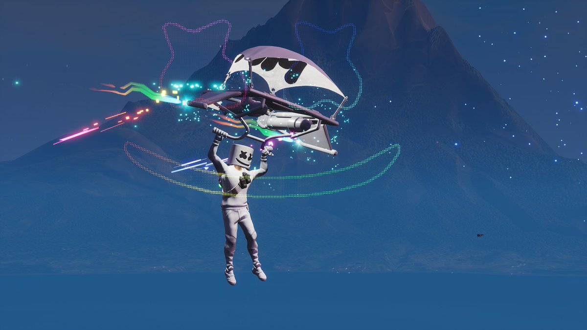 ルミヤ Marshmelloスキンでliveリハーサル 今までのdj系スキンと雰囲気が違うのがまたいいですね 白を基調にしたスキン大事に使います Fortnite フォートナイト フォートナイトss